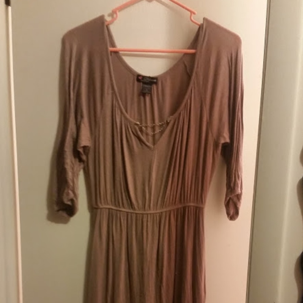 Tan Dress
